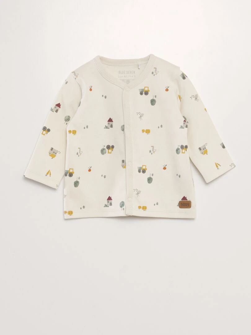 Ensemble body  gilet et legging   3 pièces   Beige