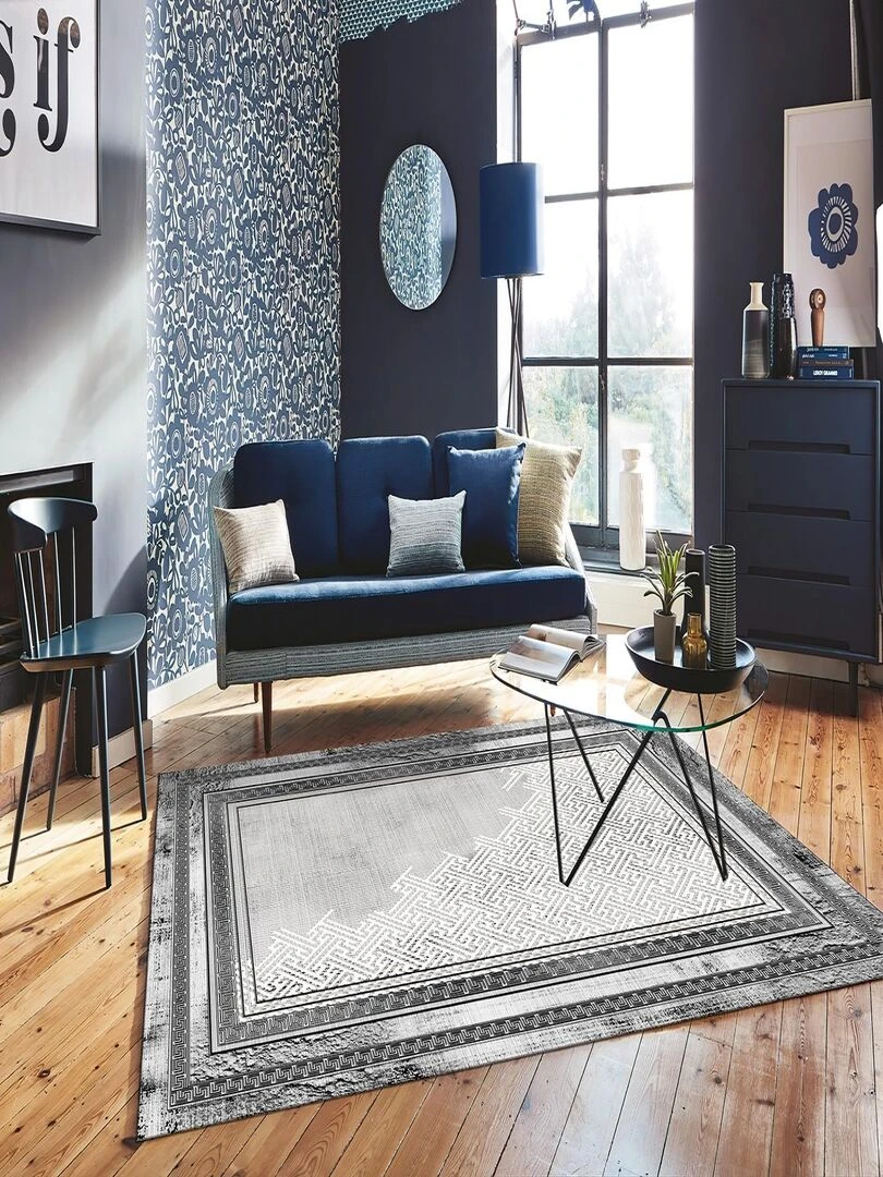 Tapis NAJAT Silver Argenté