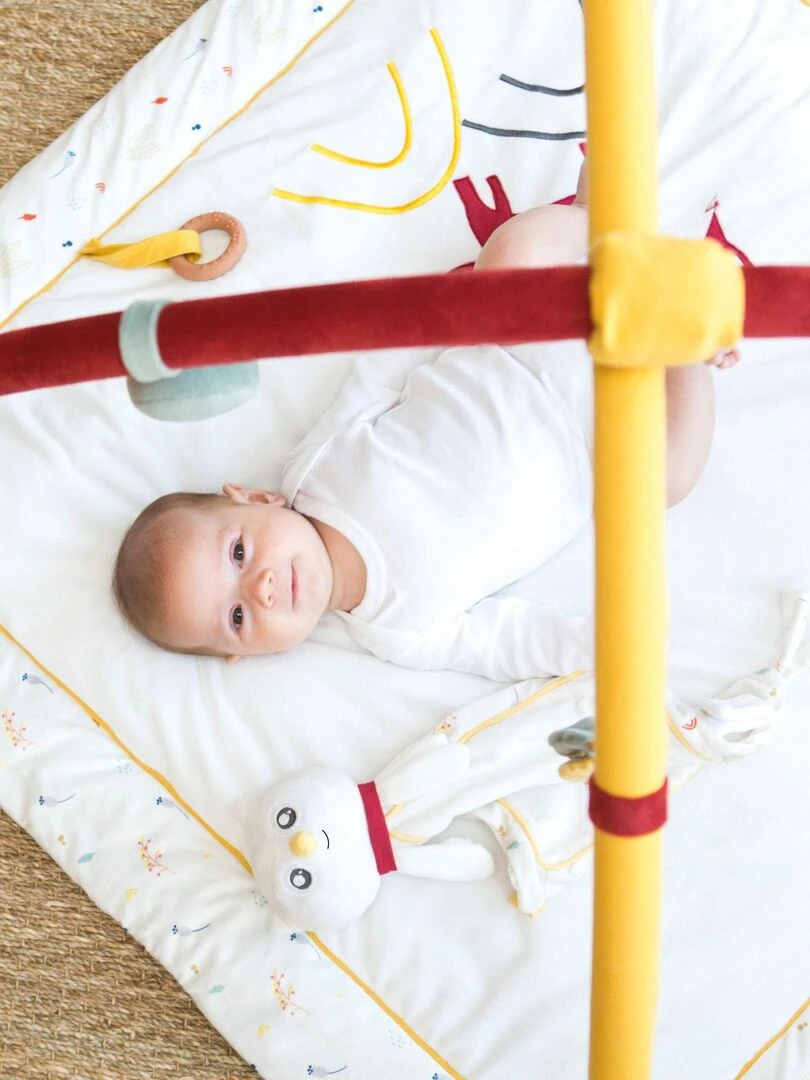 Tapis d'éveil bébé Trois Kilos Sept Moutarde