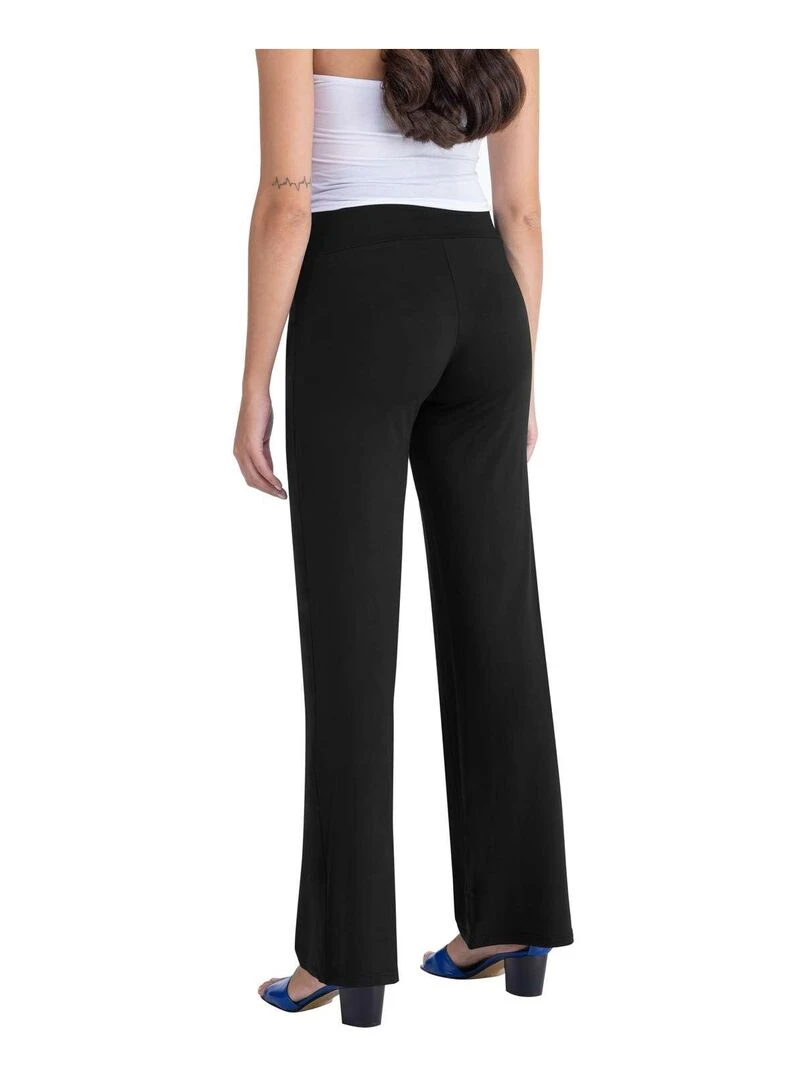 Pantalon de grossesse habillé à jambes larges Noir Noir