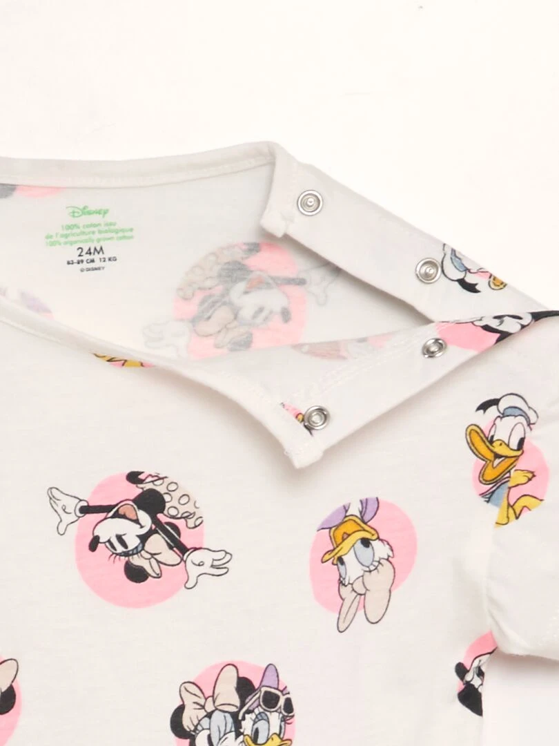 Ensemble de pyjama 'Disney'   2 pièces   Blanc