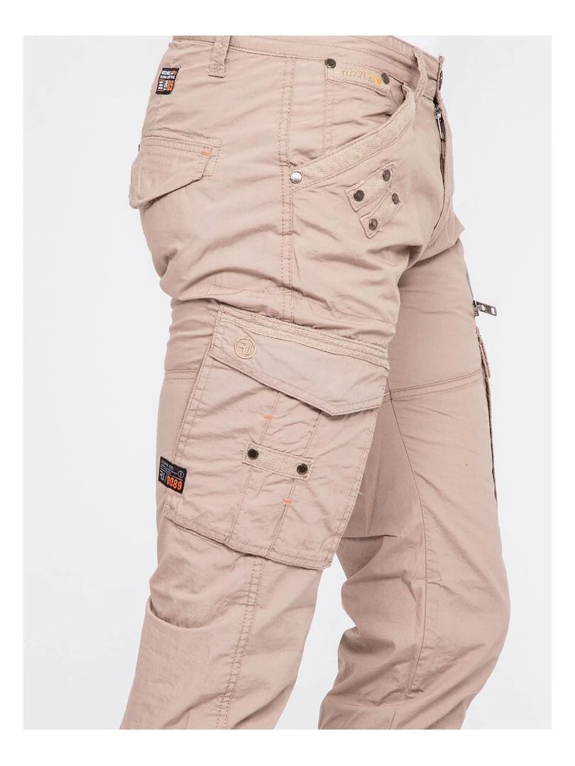 Pantalon battle CADILLAC   Marron