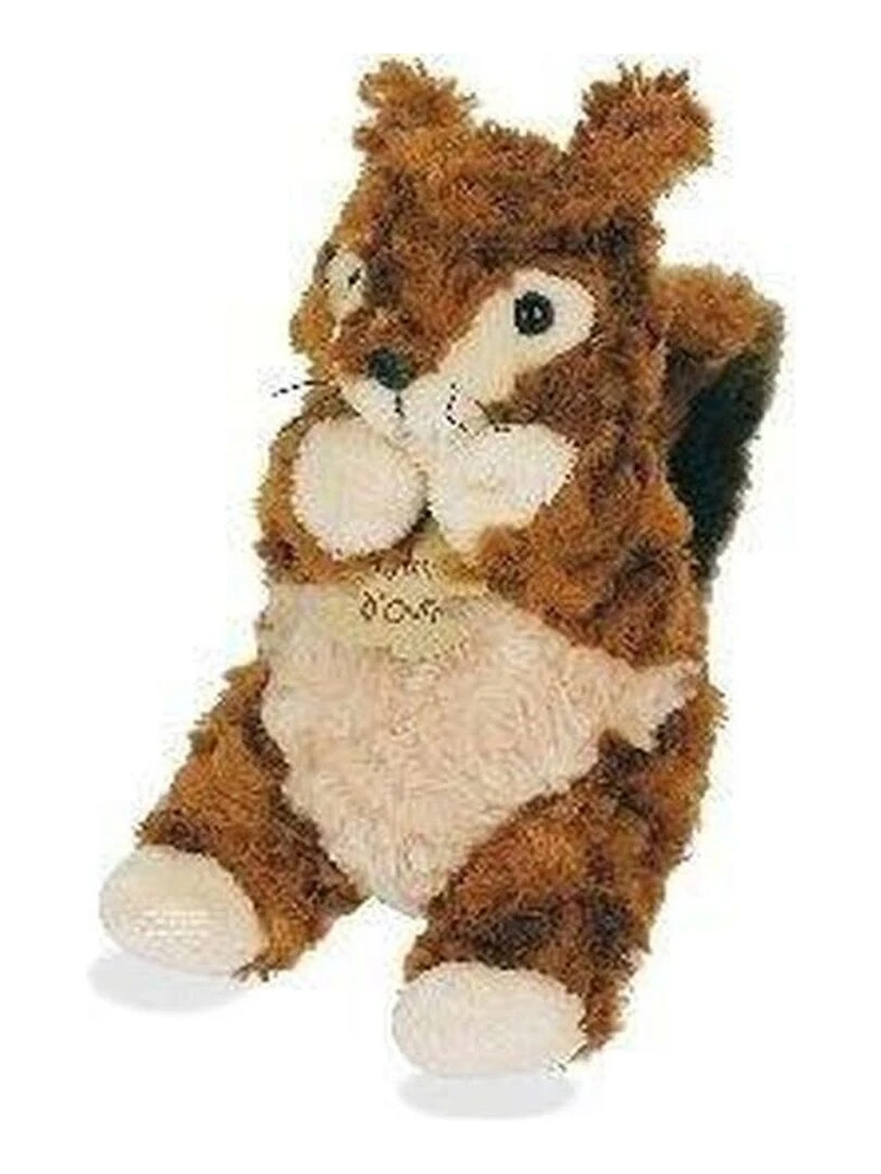 Doudou Histoire d'ours ecureuil marron 20cms les fripouilles HO1390 Marron