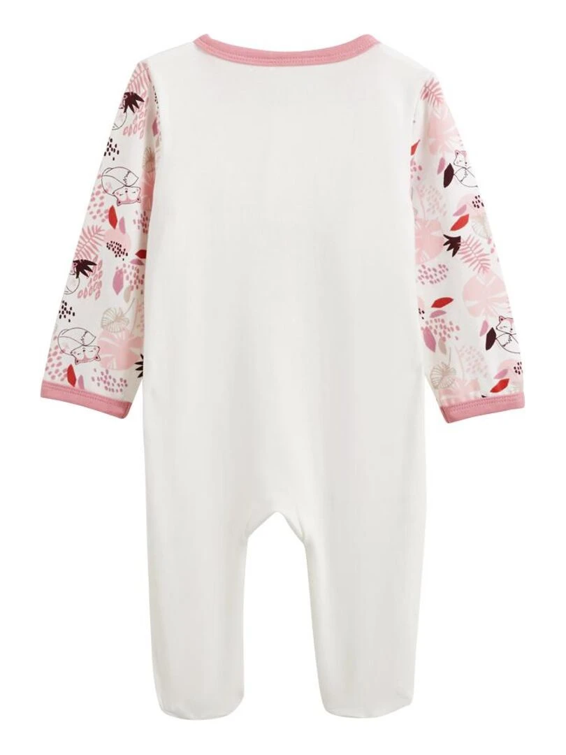 Pyjama bébé ouverture pont Machu Picchu Ecru