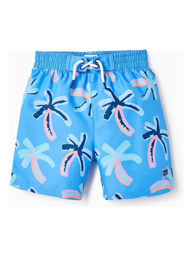 Short De Bain Up 80 Avec Motif Pour Garçon 'Palmiers' EXPLORING AUSTRALIA Bleu foncé