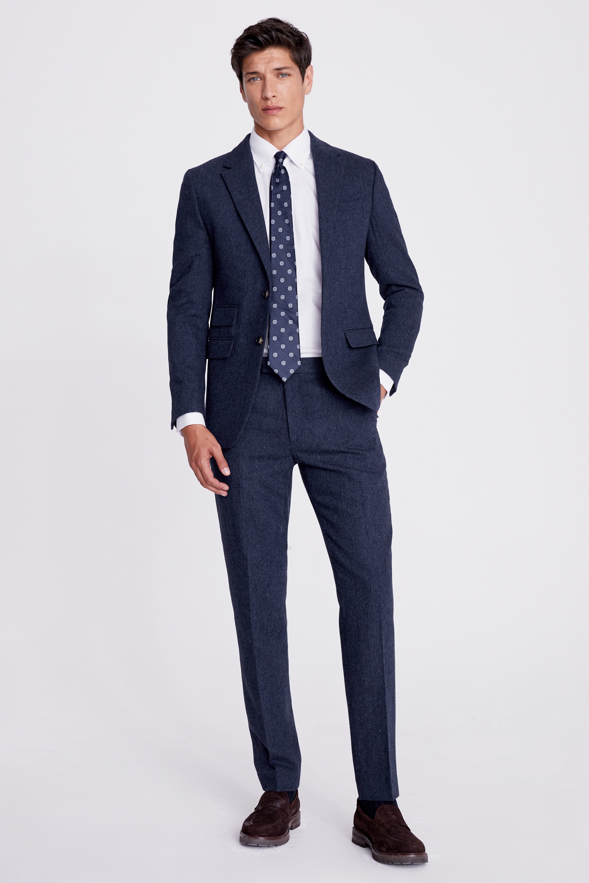 Slim Fit Navy Black Check Jacket   Buy Online at Moss