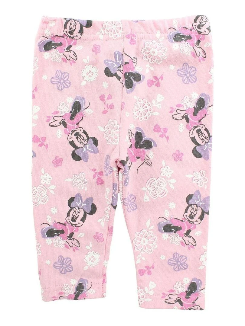Disney   Ensemble Tunique legging bébé fille Imprimé Minnie   Blanc