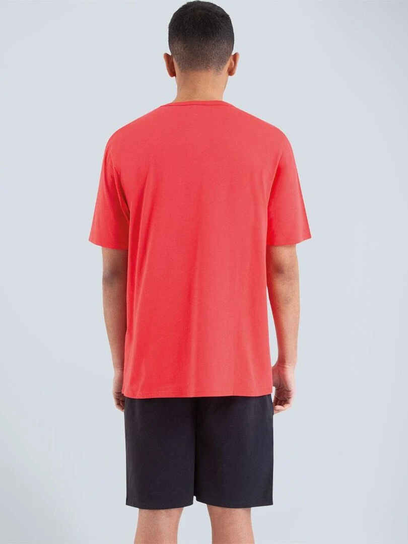 Pyjama court homme Ecopack Noir