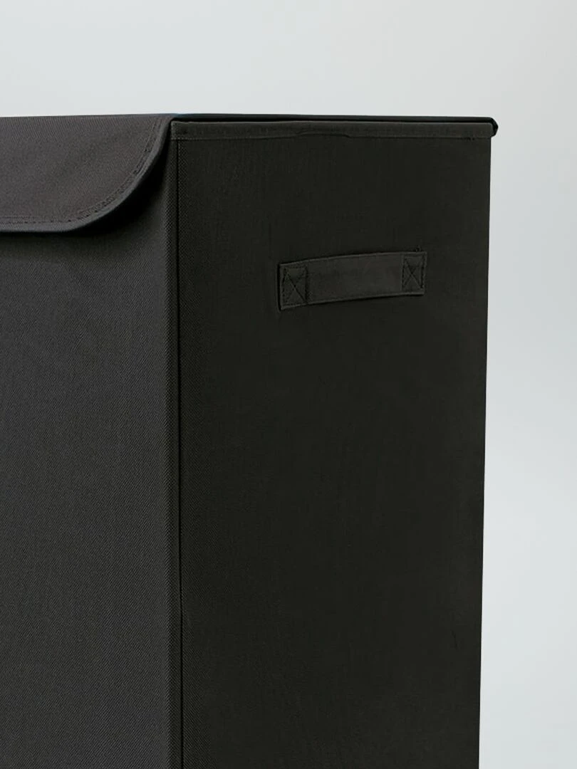 Panier à linge pliable intissé noir