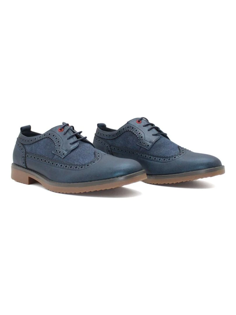 Derbies en denim Kebello   Bleu
