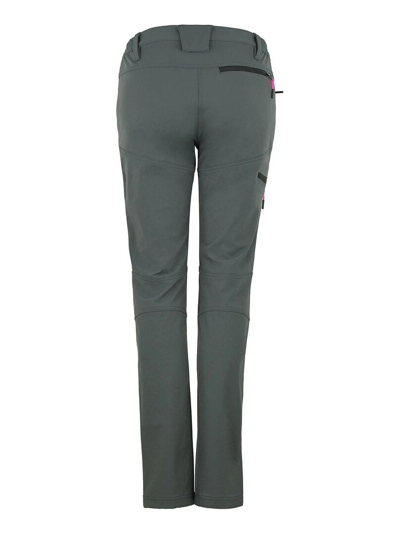 Pantalon de randonnée femme ABOR PEAK MOUNTAIN Gris