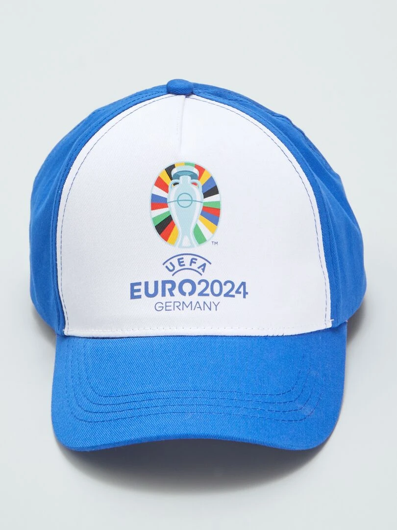 Casquette en toile Euro 2024 Homme Bleu/blanc