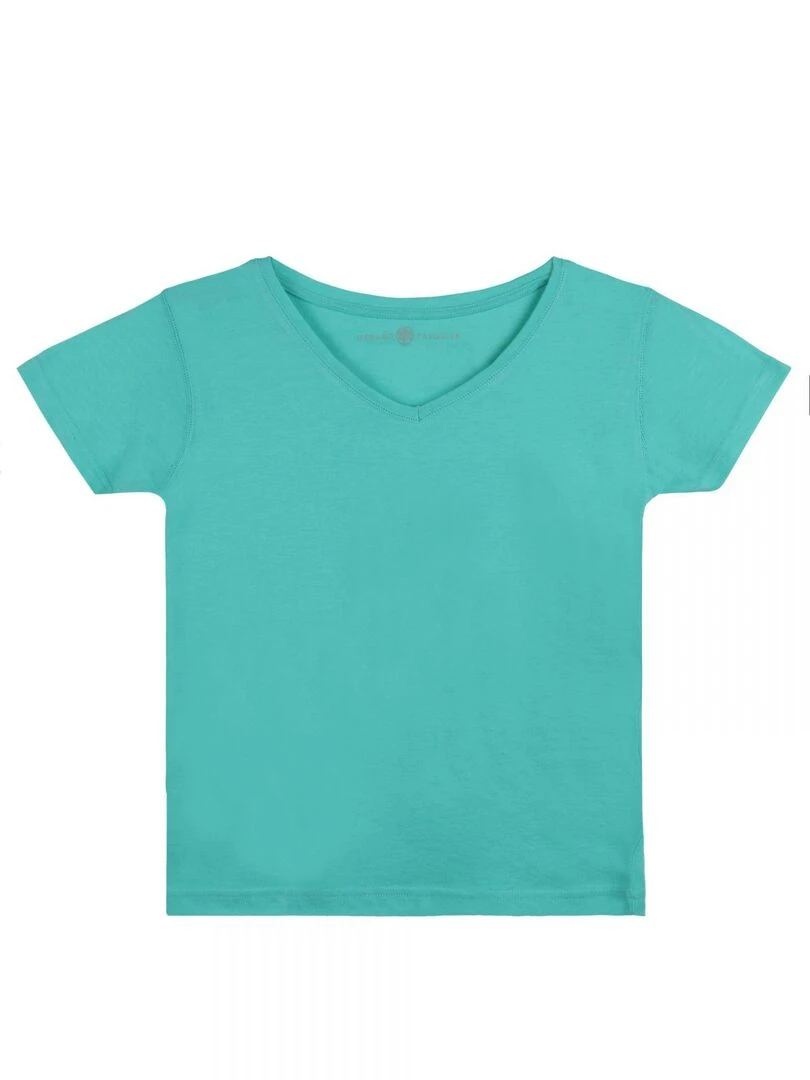 T shirt col v MADDY Gérard Pasquier Vert