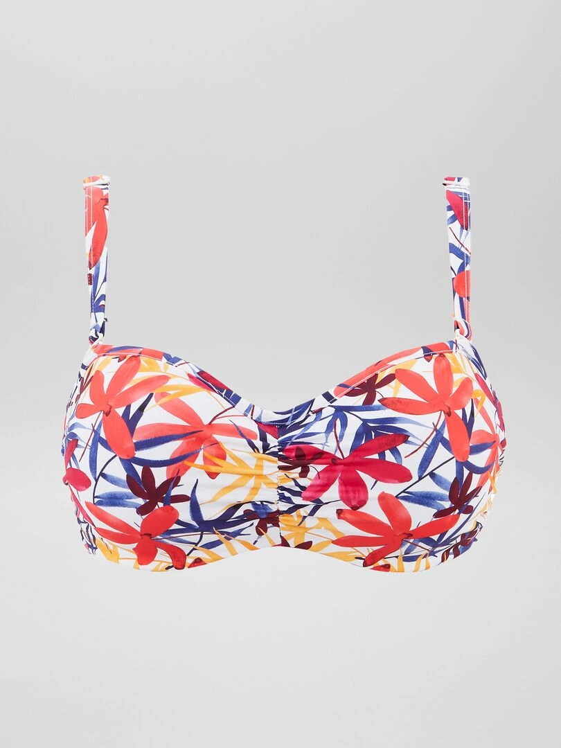 Bandeau de bain avec bretelles amovibles   Blanc
