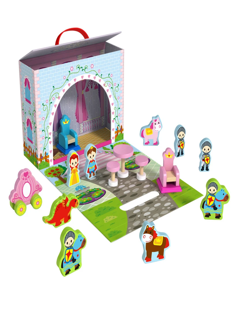 Jouet En Bois Maison De Poupée Princesse N/A