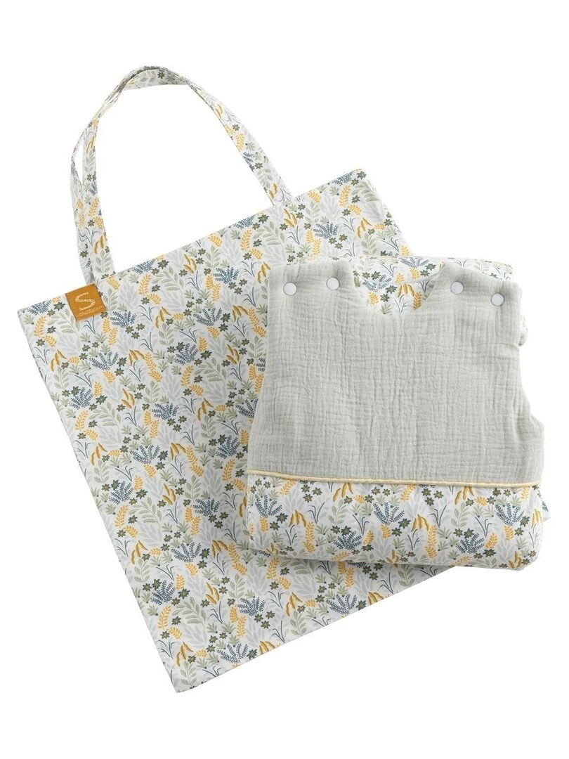 Gigoteuse ouatinée en coton   SAUTHON   Bleu Blanc