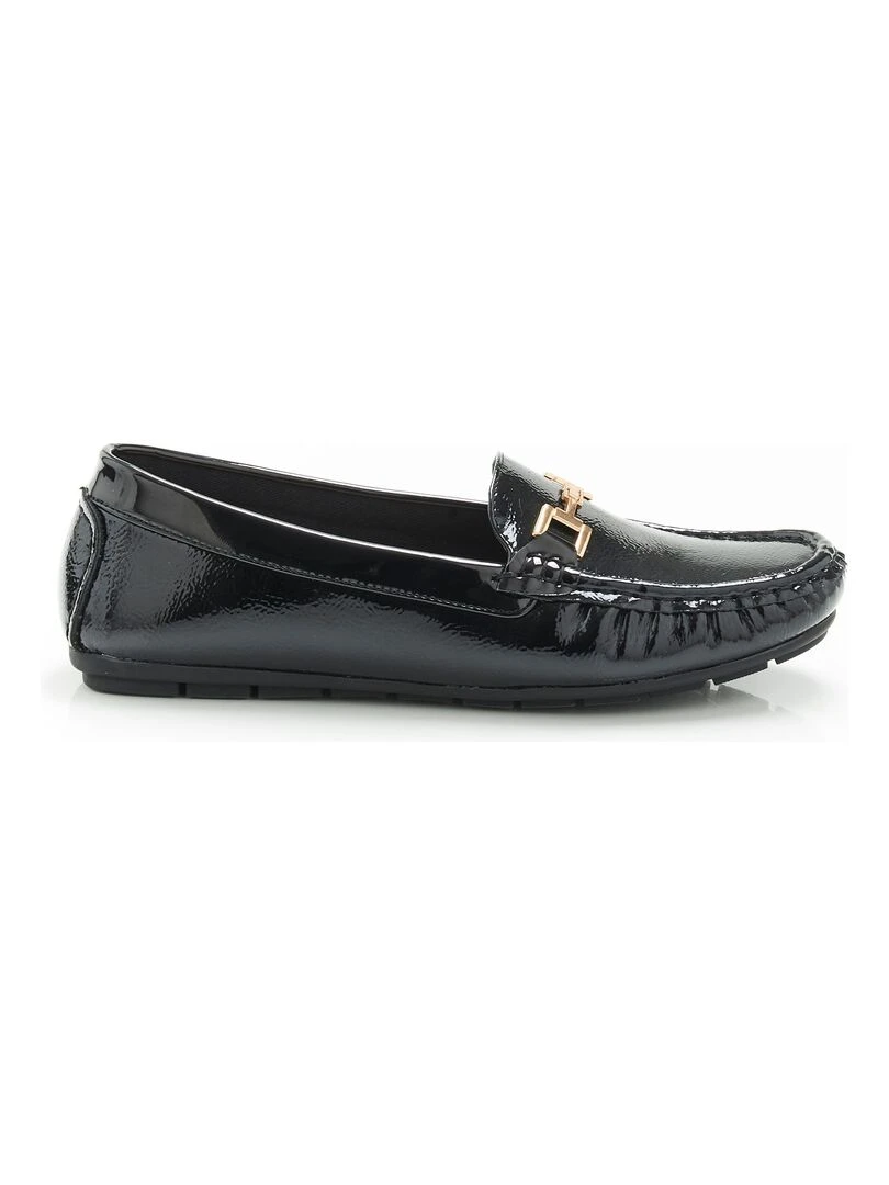 Mocassins avec boucle fantaisie   Damart   Noir