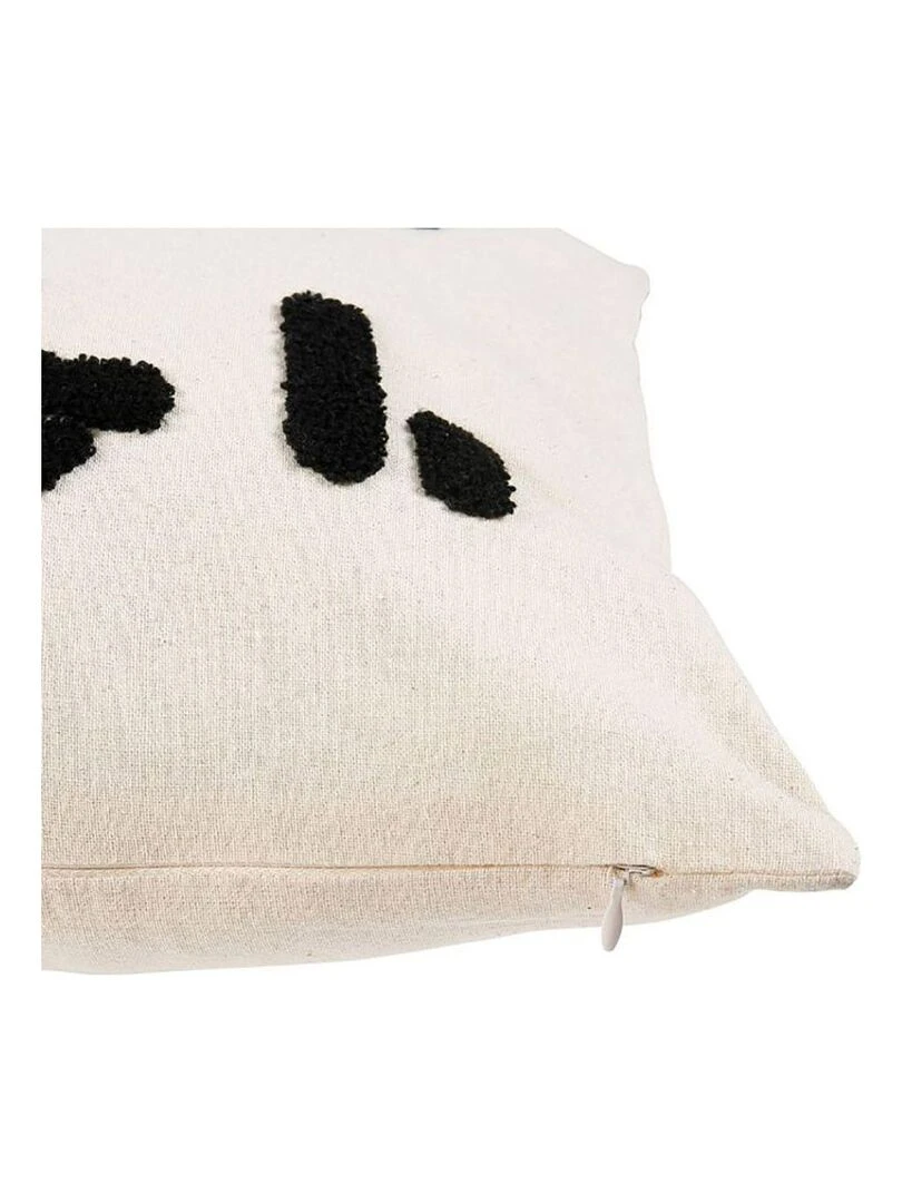 Housse de coussin 40x40 cm Portrait   Blanc