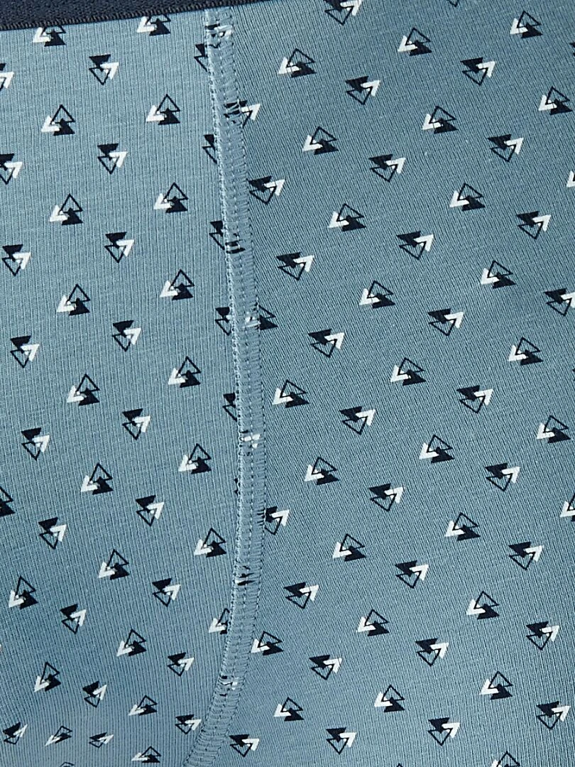 Lot de 3 boxers fermés assortis   Damart   Bleu