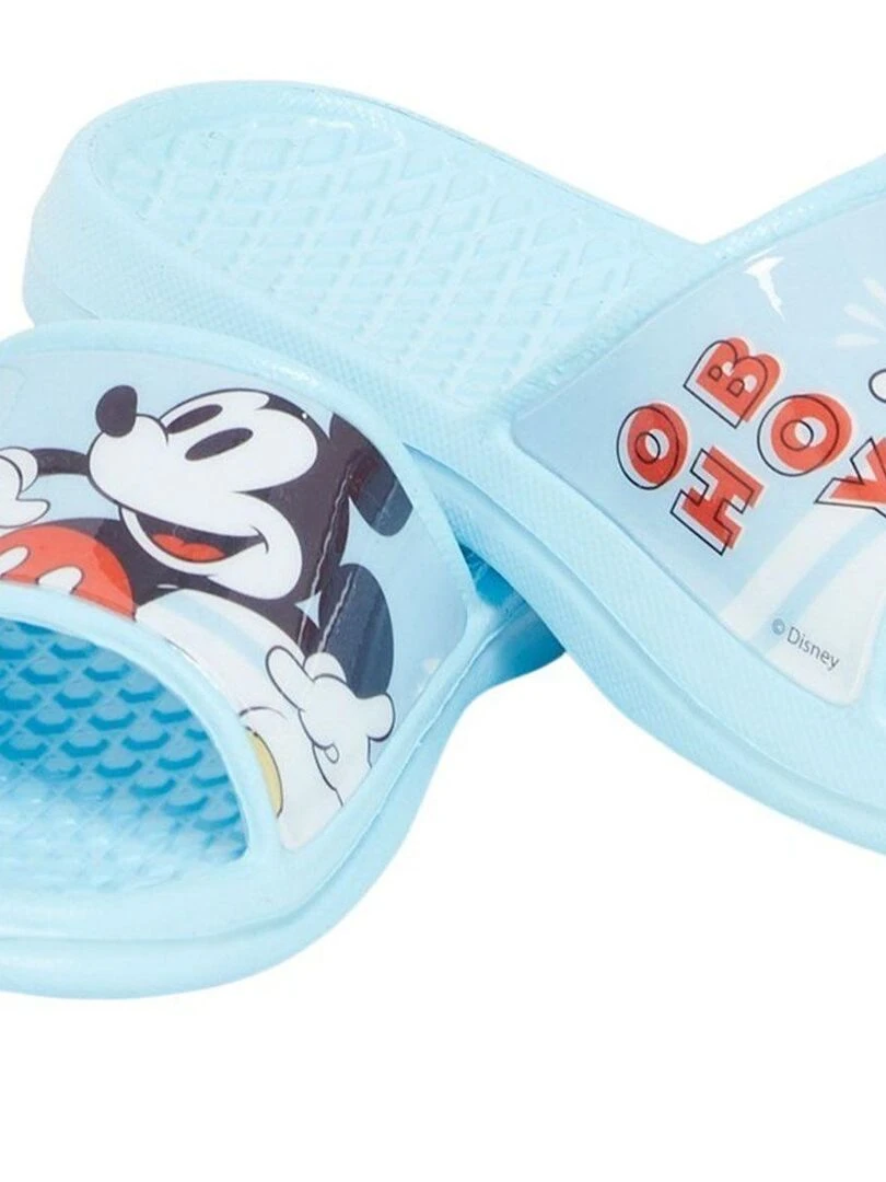 Disney   Claquette garçon imprimé Mickey   Bleu