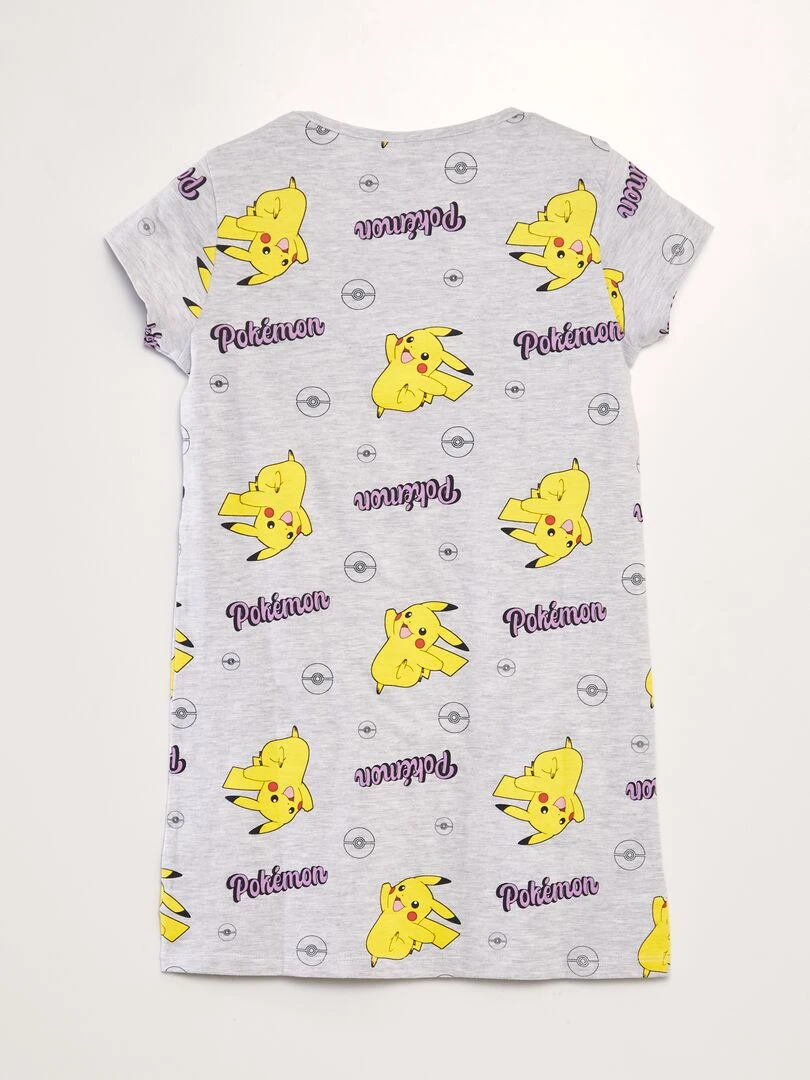 Chemise de nuit 'Pokémon'   GRIS
