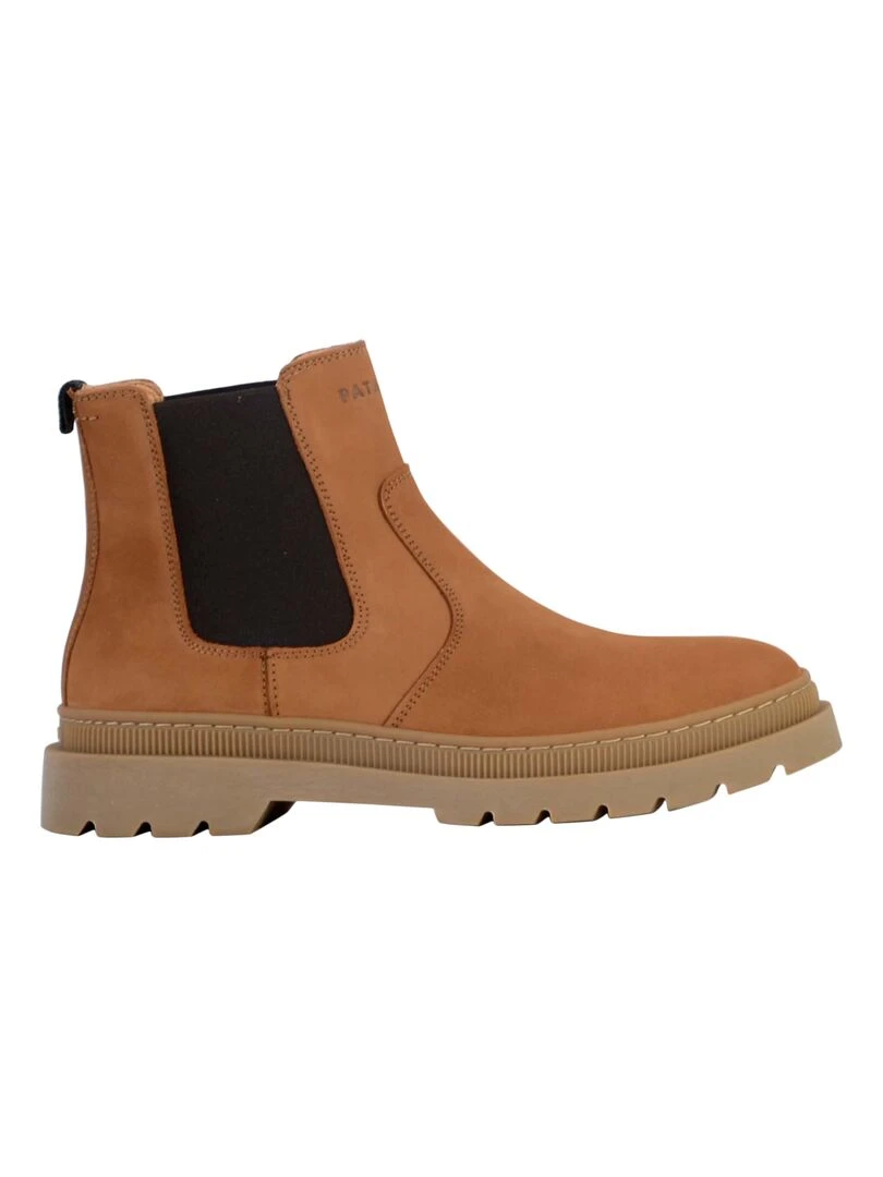 Bottine Cuir Pataugas Vitus   Marron