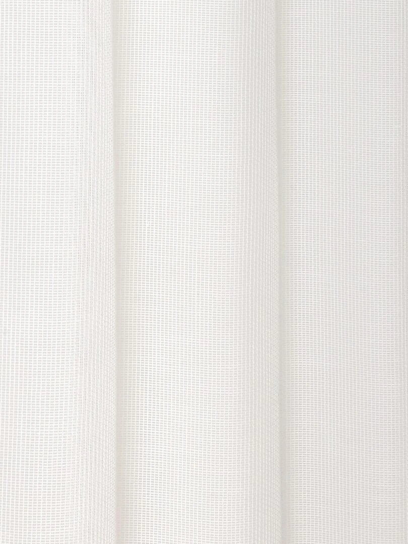 Voilage tissé maille uni   Blanc
