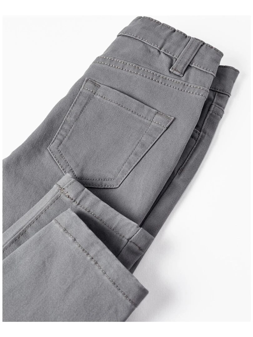 Pantalon en Sergé de Coton pour Bébé Garçon   NOËL   Gris