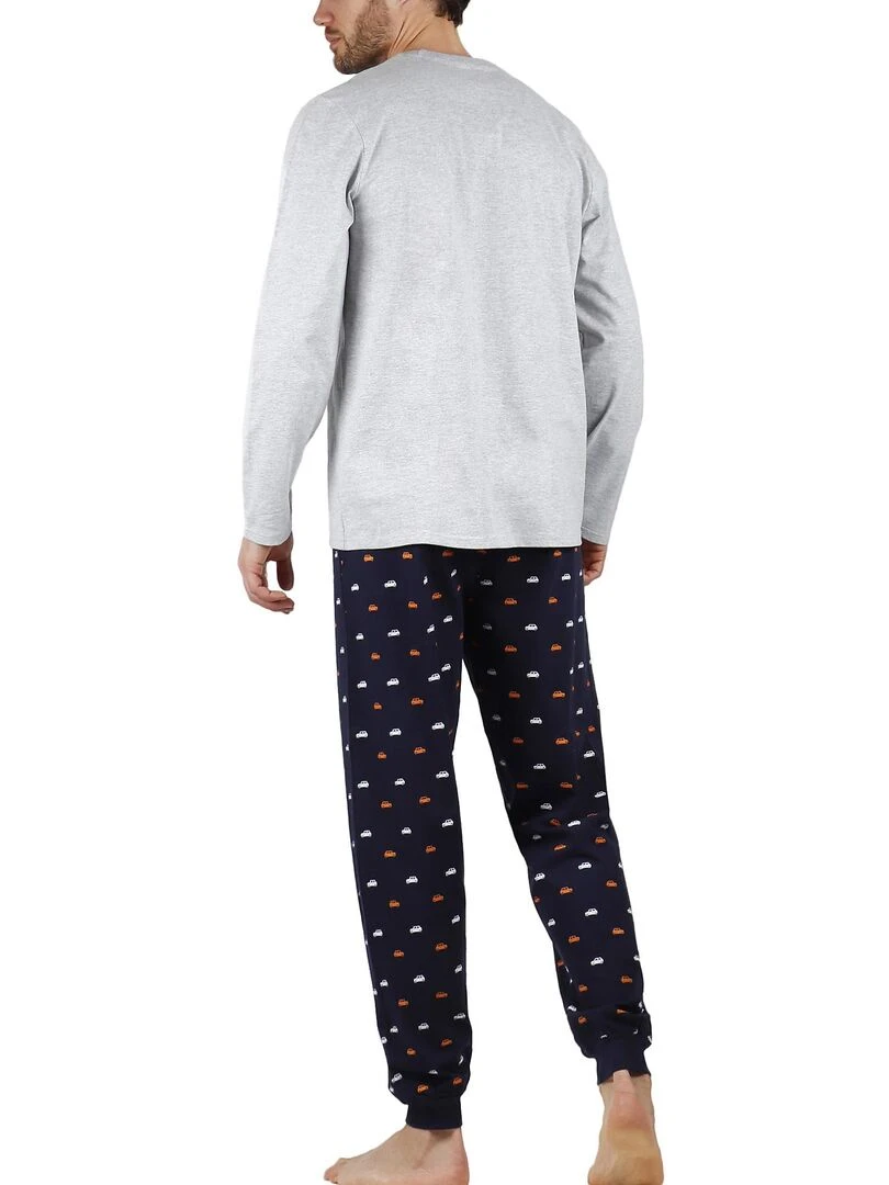 Pyjama pantalon et haut Wide And Low Gris