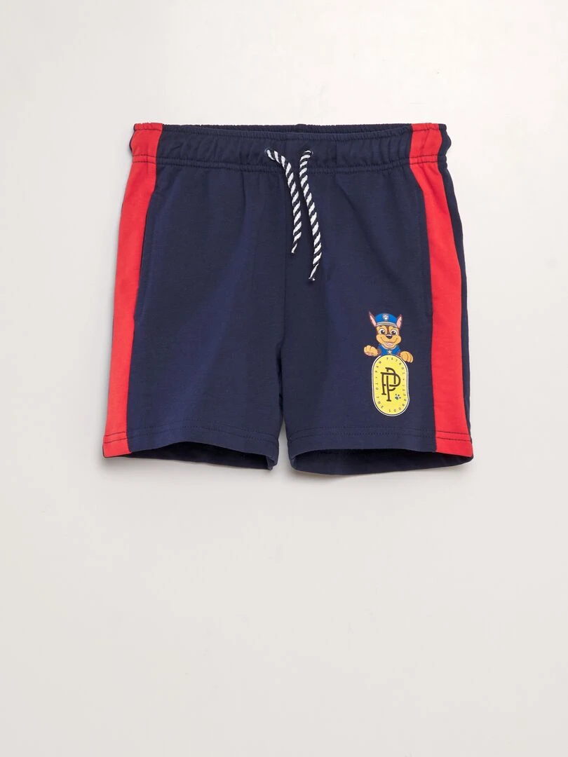 Short en molleton léger 'Pat' patrouille' Bleu