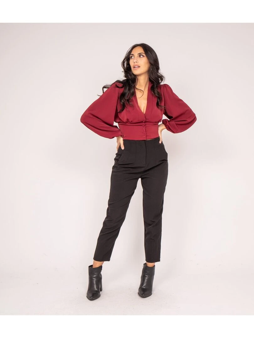 Blouse FOLIVIA   Bordeaux