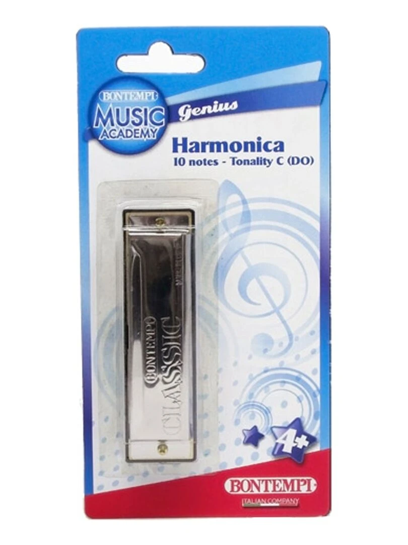 Harmonica en métal 18 cm N/A