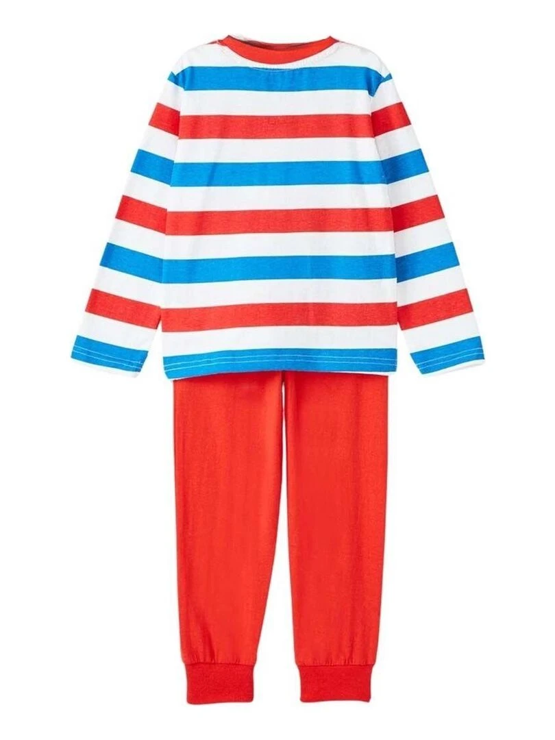 Disney   Pyjama garçon imprimé Spiderman en coton   Bleu