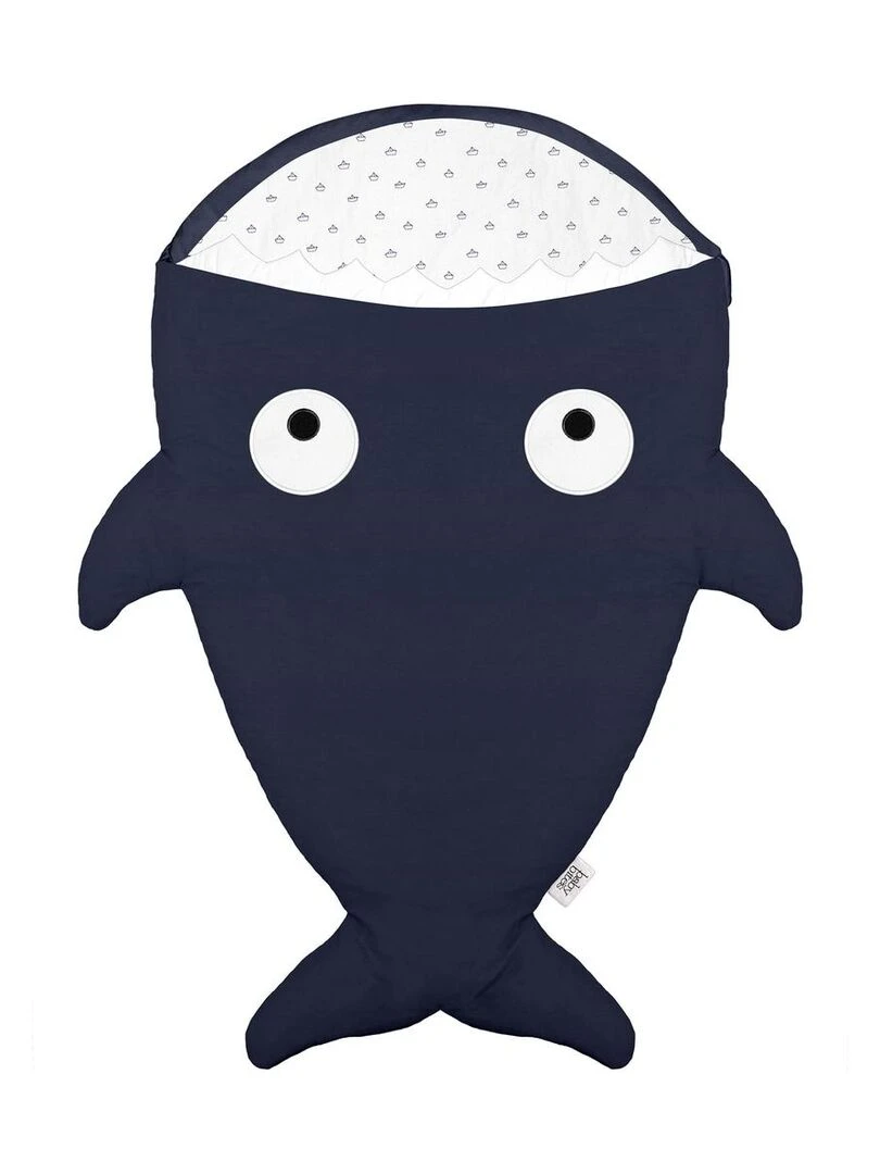 Gigoteuse Baby Shark Marine Bateau Bleu marine