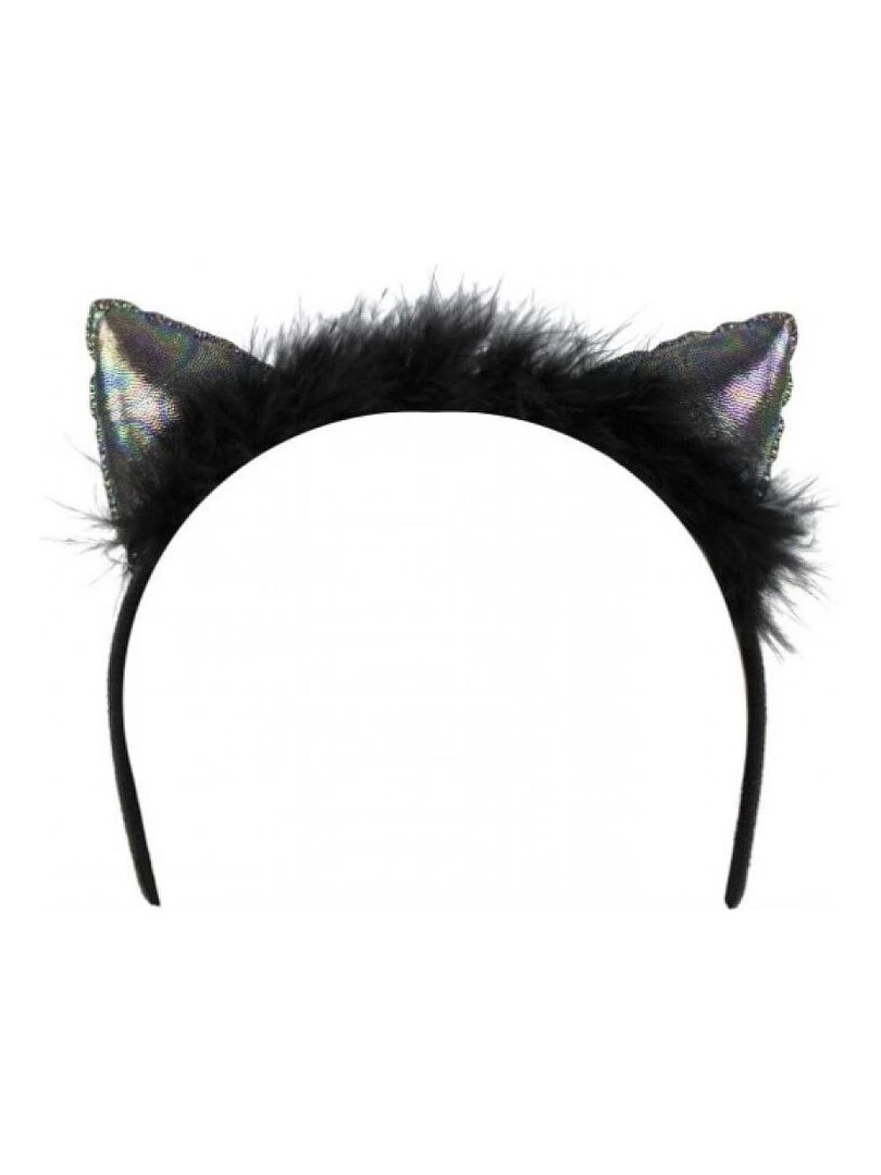 Serre Tete black cat Irise Multicolore