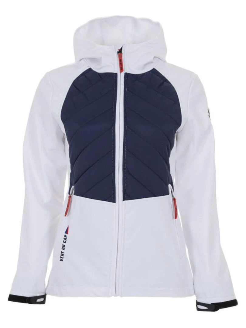 Blouson softshell femme APVER VENT DU CAP Blanc