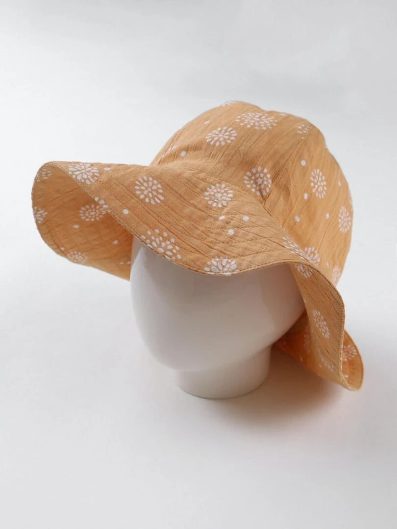 Chapeau fleuri Noukie's Jaune
