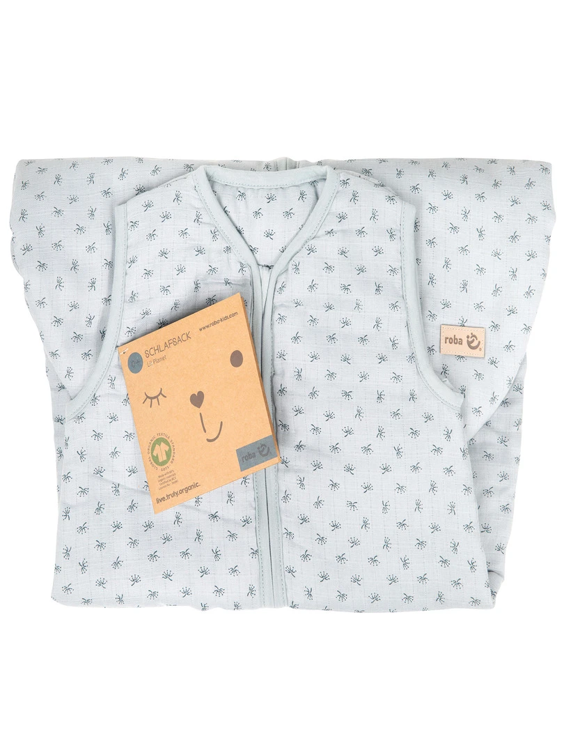 ROBA Organic Gigoteuse Bébé "Lil Planet"   Sac de Couchage D'été   Bleu Clair   Bleu clair