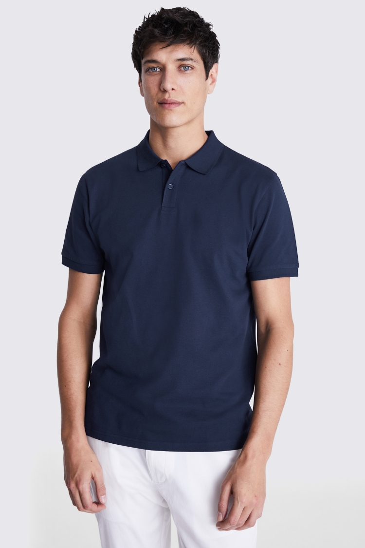 Ecru Terry Towelling Skipper Polo   Buy Online at Moss