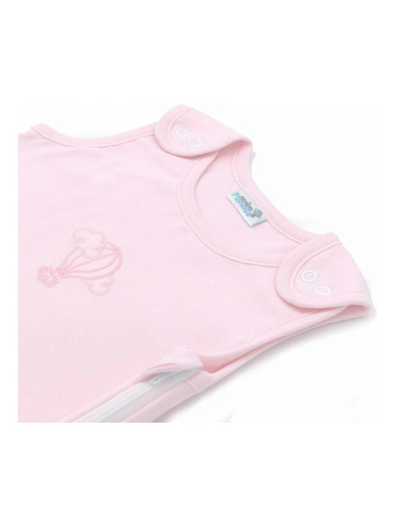 Gigoteuse Été Légère 0 3 mois en Coton Bio couleur Pivoine   Rose clair