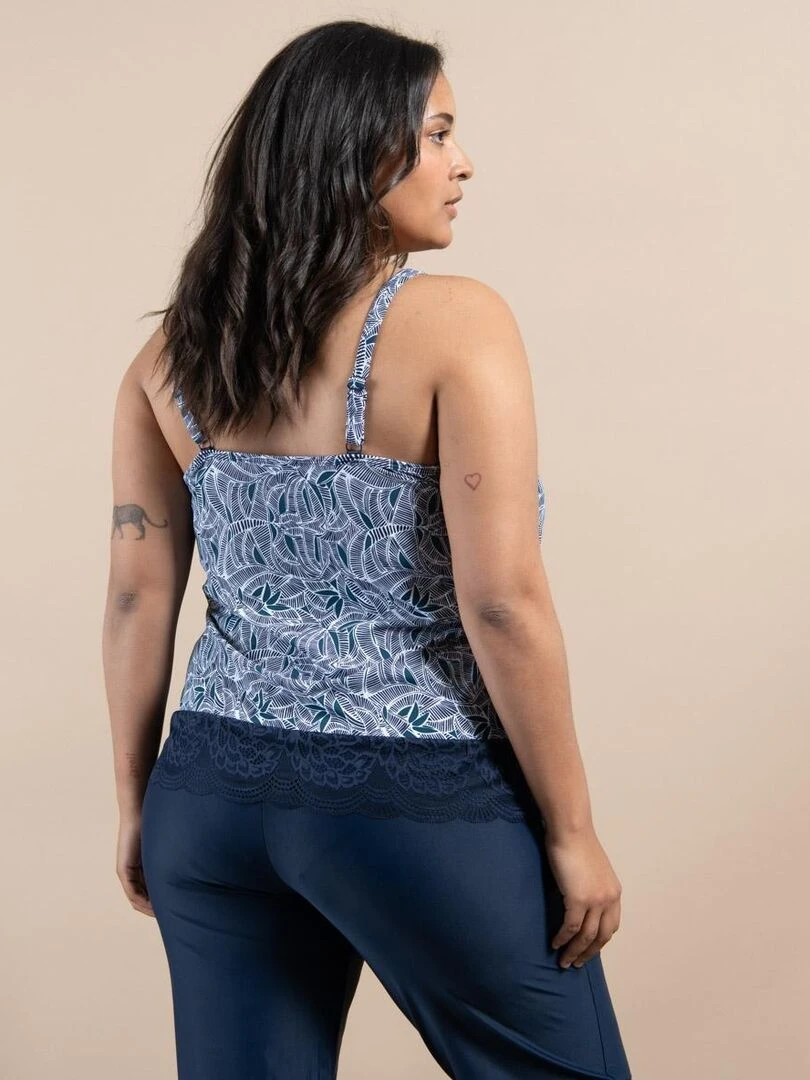 Top bretelles RAFAELA   Bleu