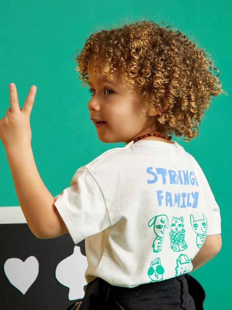 T shirt à col rond X Little Bad Wolf Mixte Blanc