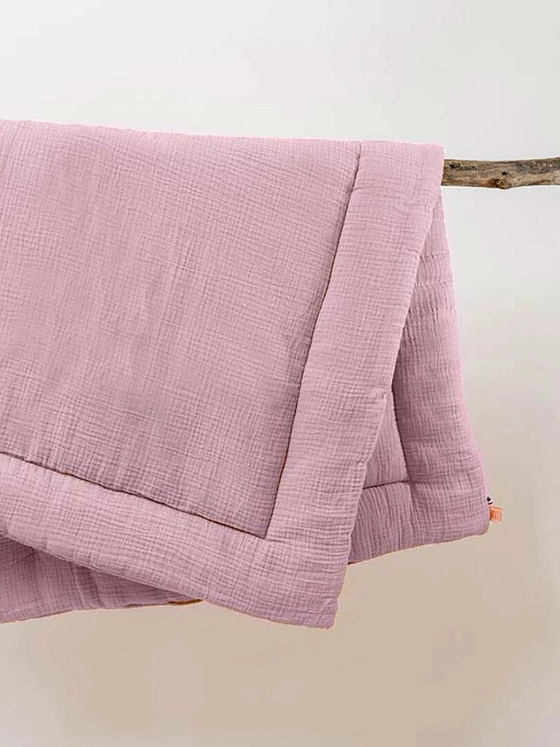 Edredon en Coton Bio Rose   Rose