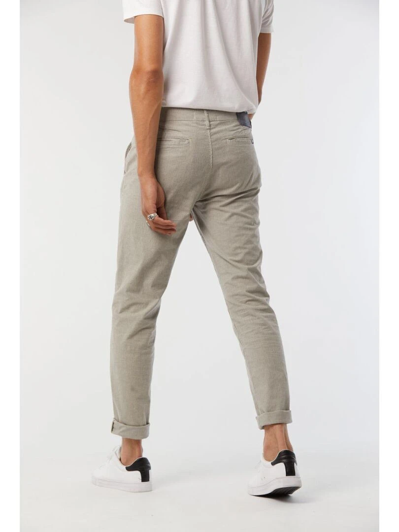Lee Cooper   Pantalon coton slim NEILS   Beige sable