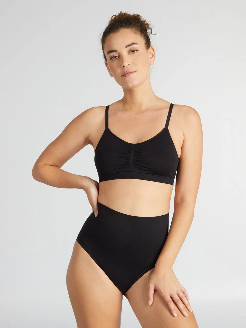 Brassière sans armatures noir