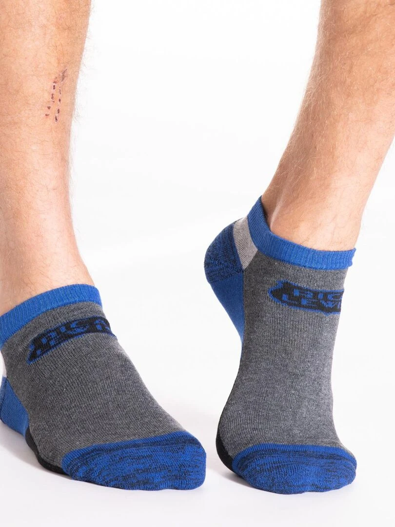 Chaussettes de travail basses renforcées lot de 3 SOCKSG 'Rica Lewis' Gris