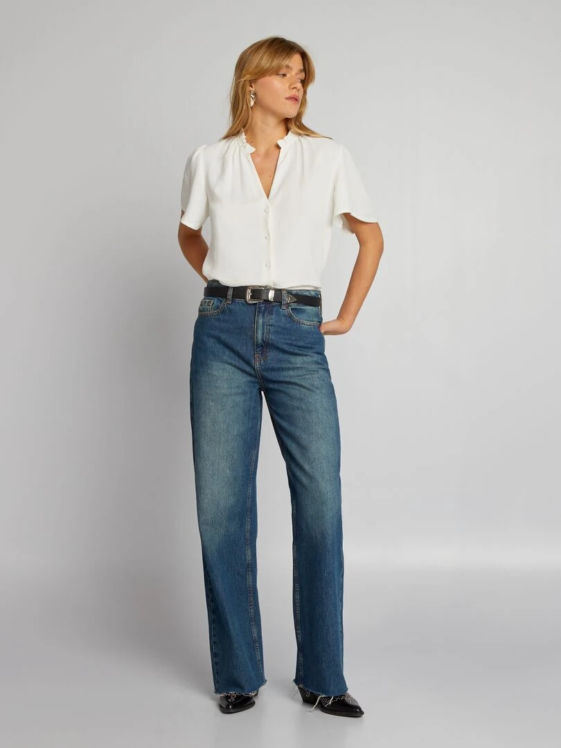 Blouse fluide Ecru