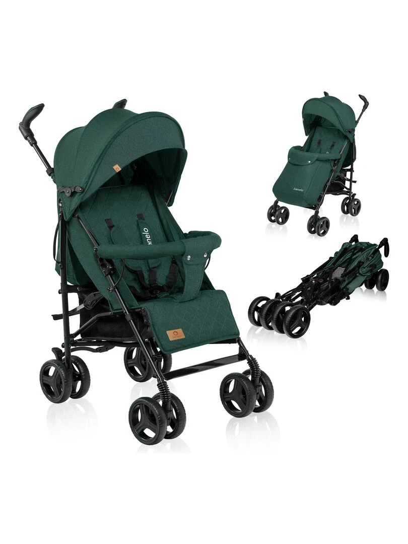 LIONELO Irma Poussette bébé canne compacte De 6 à 36 mois Accessoires inclus Vert Vert