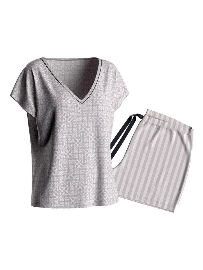 Ensemble pyjama Jewel en modal   Gris