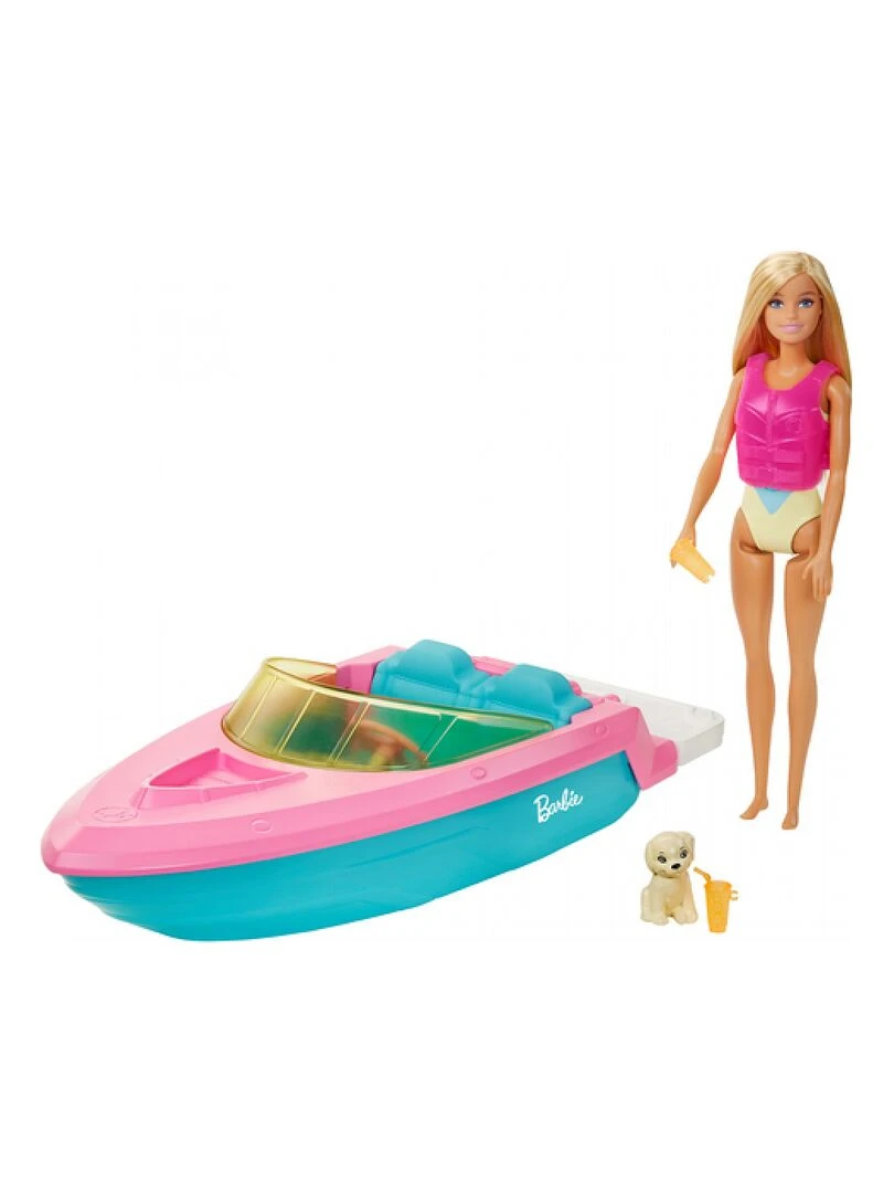Barbie Et Son Bateau Coffret Avec Poupee Mannequin N/A